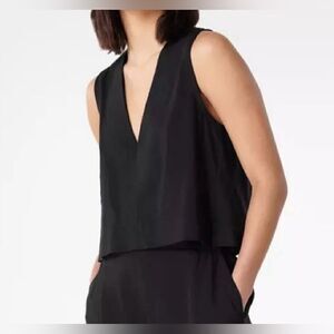 Sweaty Betty Rae stretch linen tank size 8